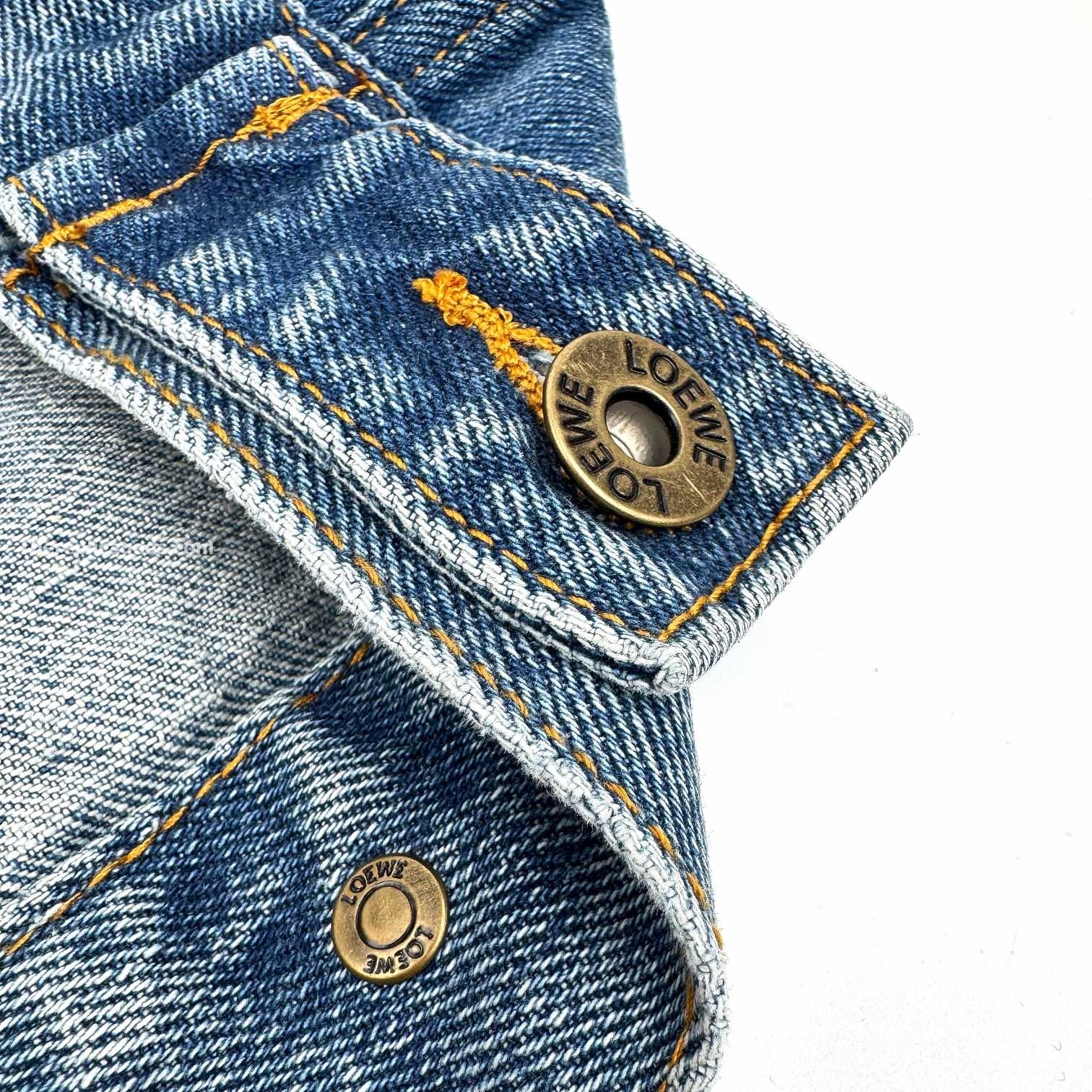 ANAGRAM DENIM JACKET IN BLUE