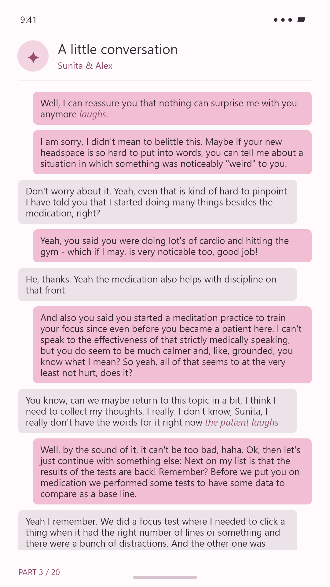 My new therapist is finally getting to the bottom of it | Part 1 | [text-heavy, slow-burn], image 3