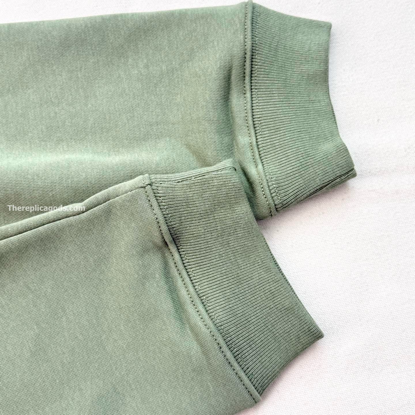 ANAGRAM COTTON SWEATSHIRT IN GREEN - SK822