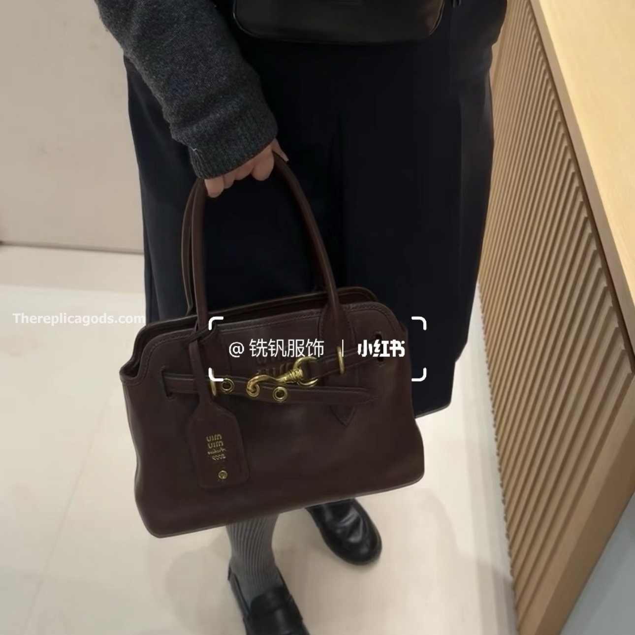 AVENTURE BAG DARK BROWN NAPPA LEATHER