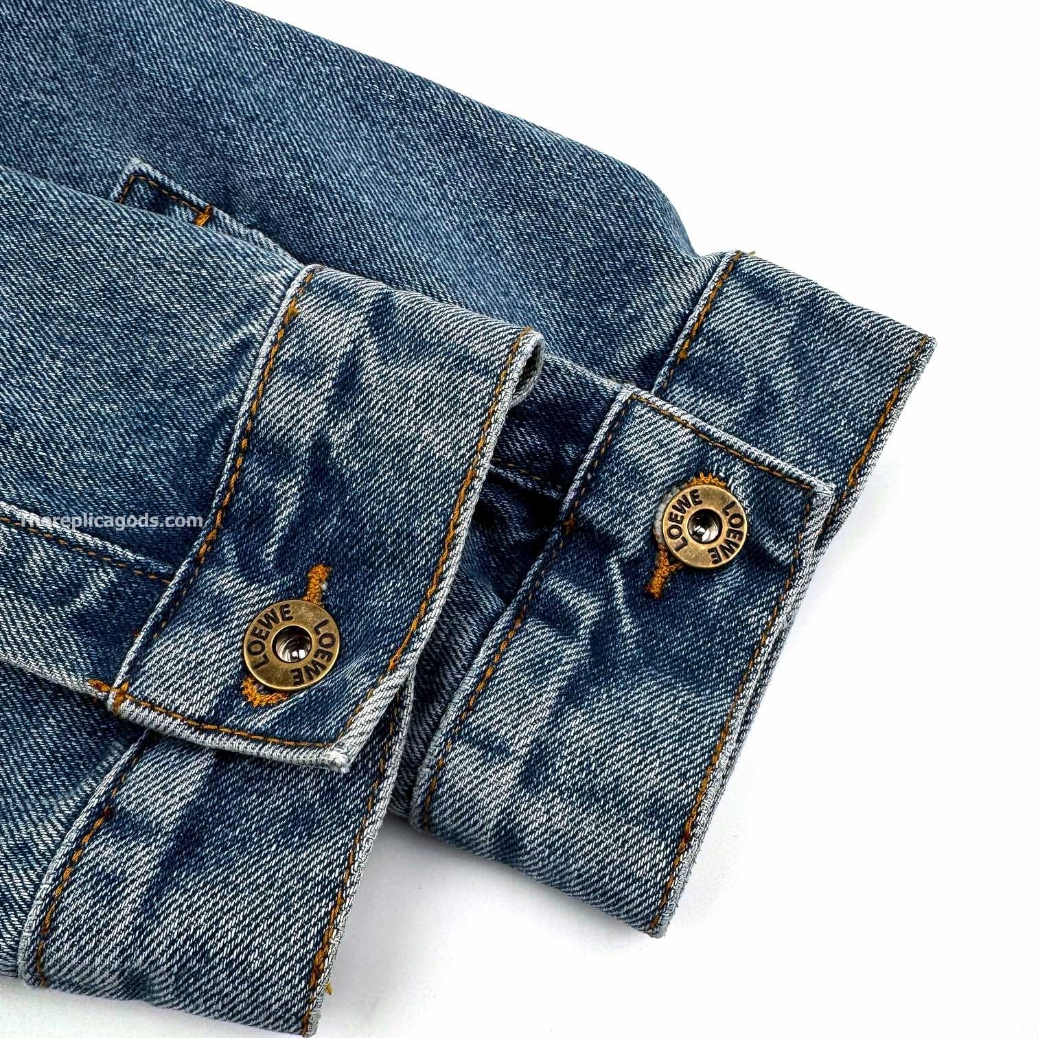 ANAGRAM DENIM JACKET IN BLUE