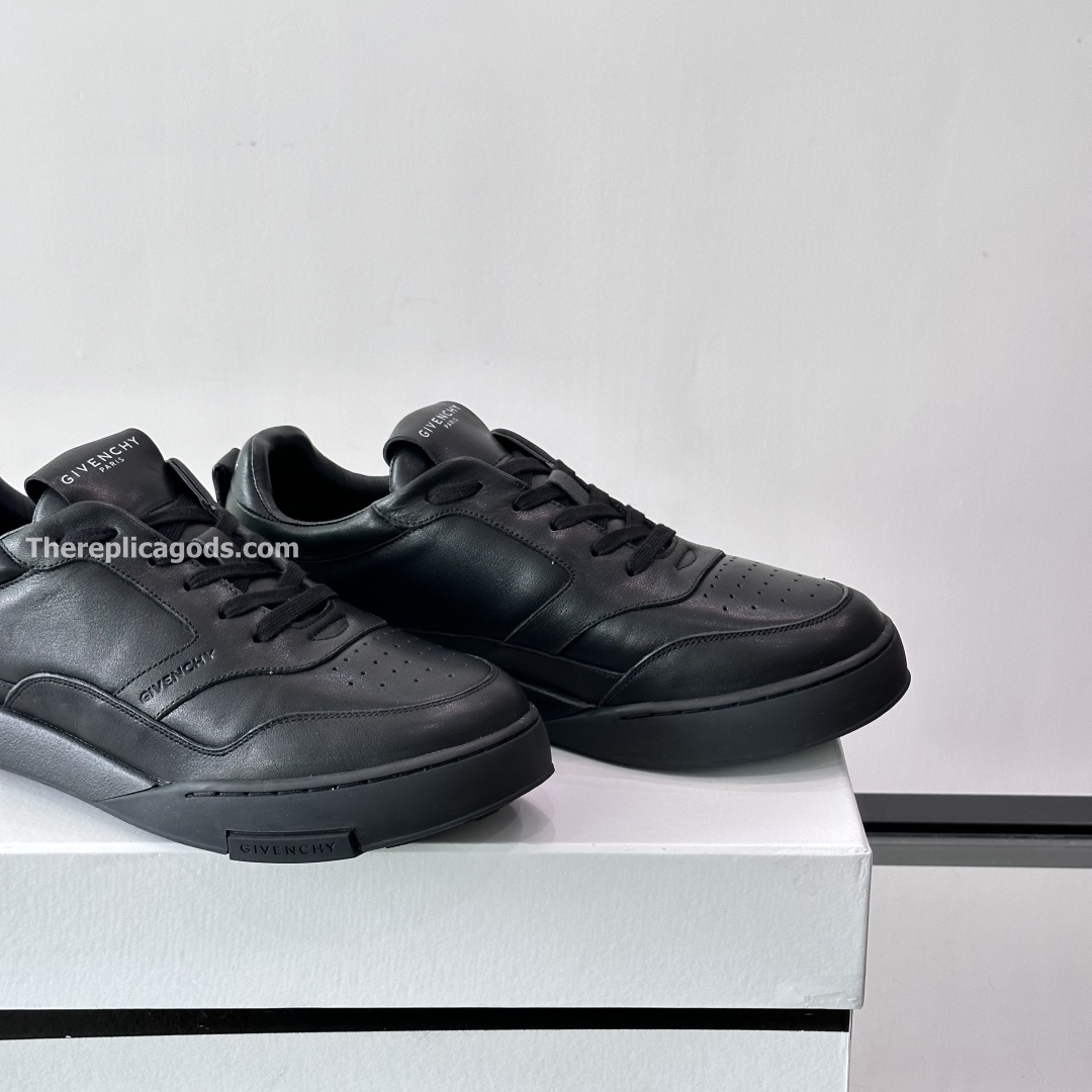 YARD SNEAKERS BLACK LEATHER - GVC158