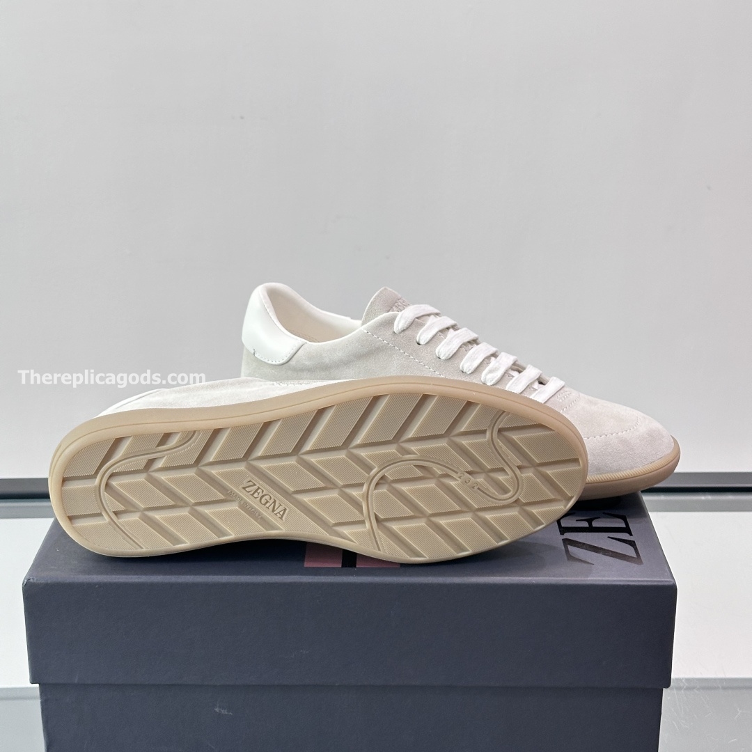 232 SUEDE SNEAKERS WHITE LEATHER, photo 9