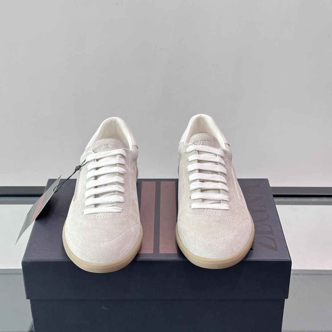 232 SUEDE SNEAKERS WHITE LEATHER, photo 3