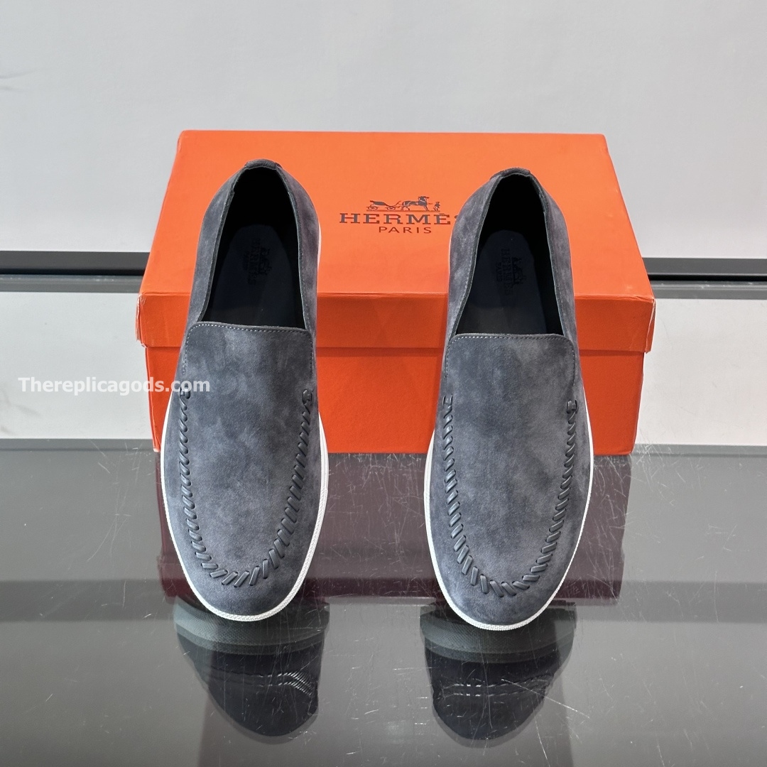 JULIAN LOAFERS IN GREY - H381