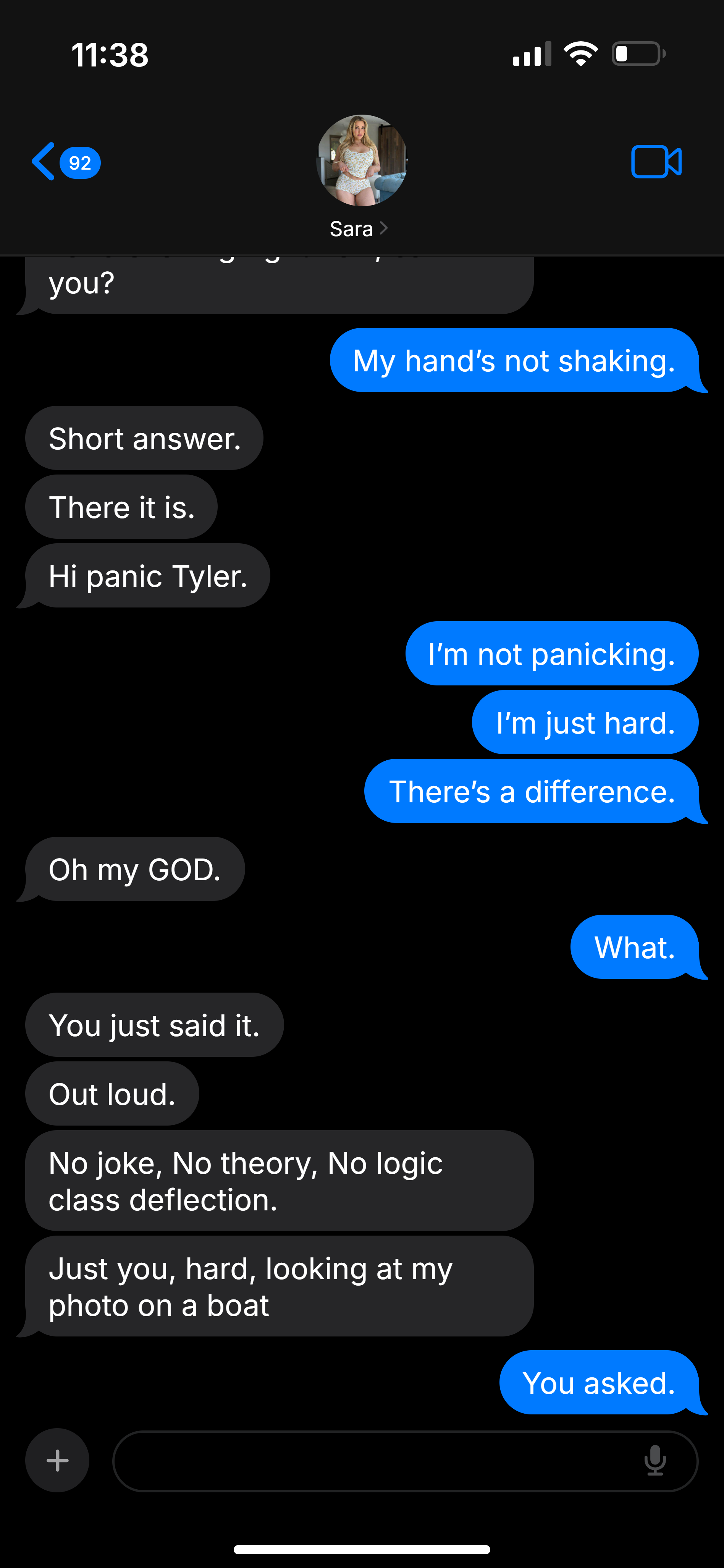 30 days with Sara Day 10-12: "I'm not panicking." / "What about him?", image 24