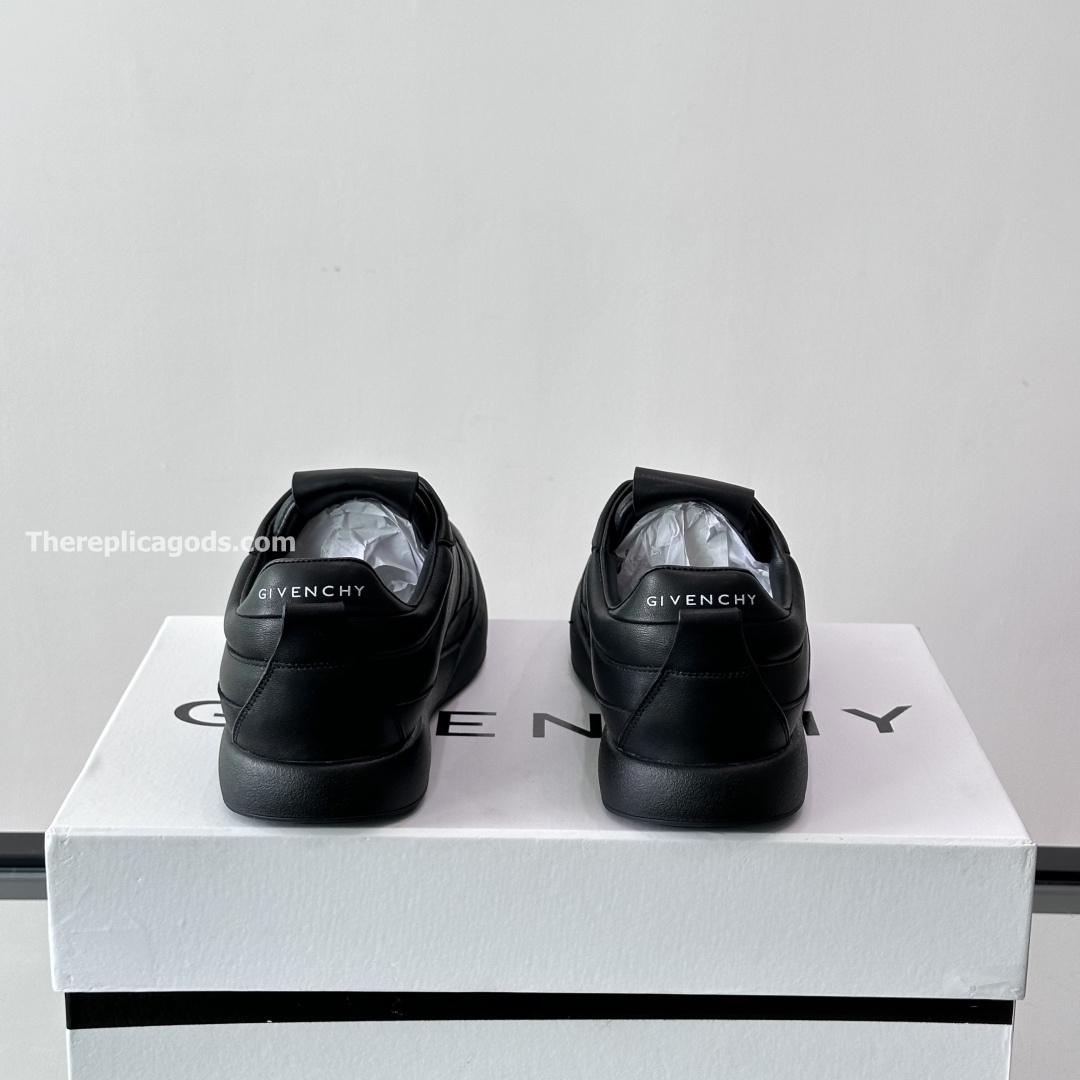 YARD SNEAKERS BLACK LEATHER - GVC158