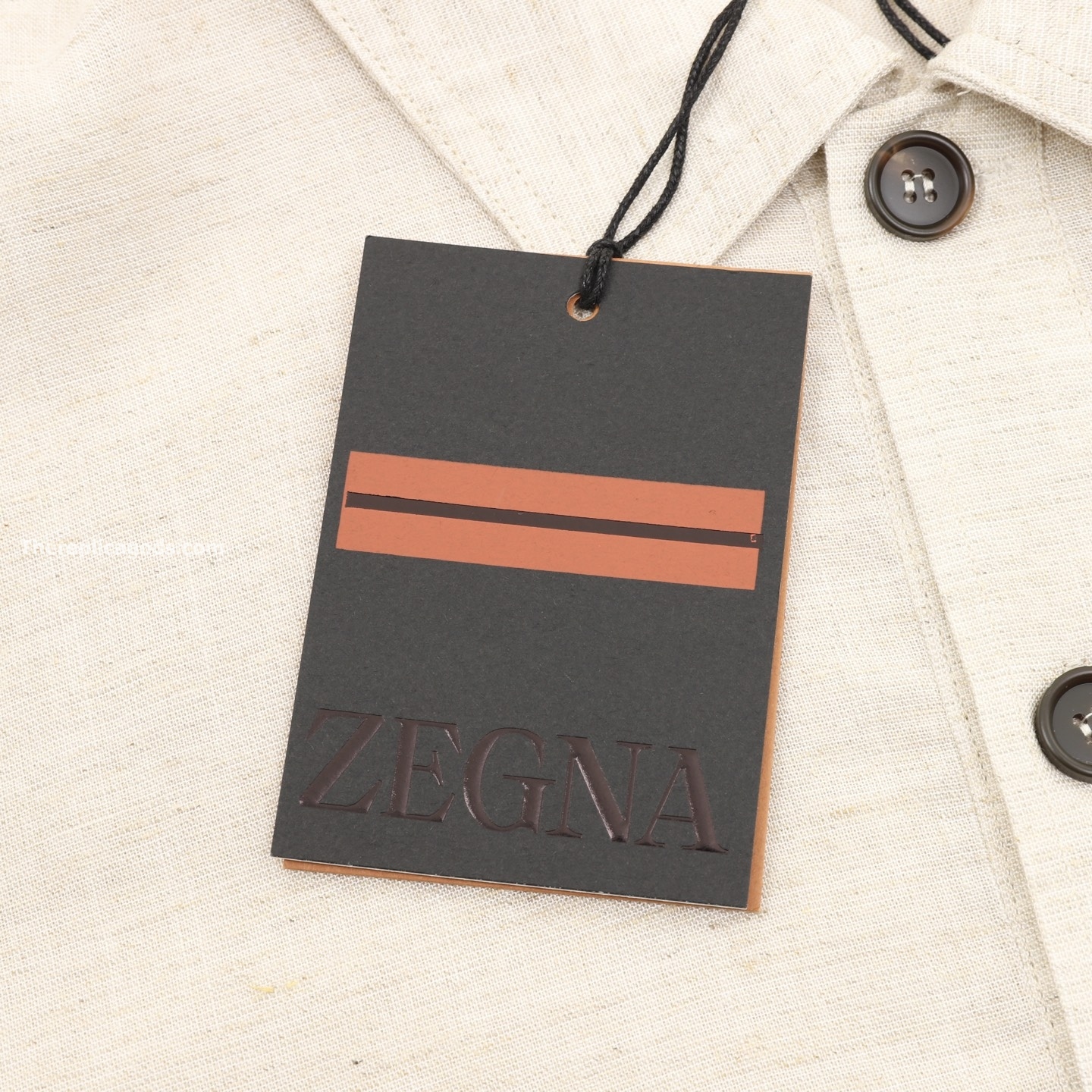 LINEN POLO SHIRT IN WHITE