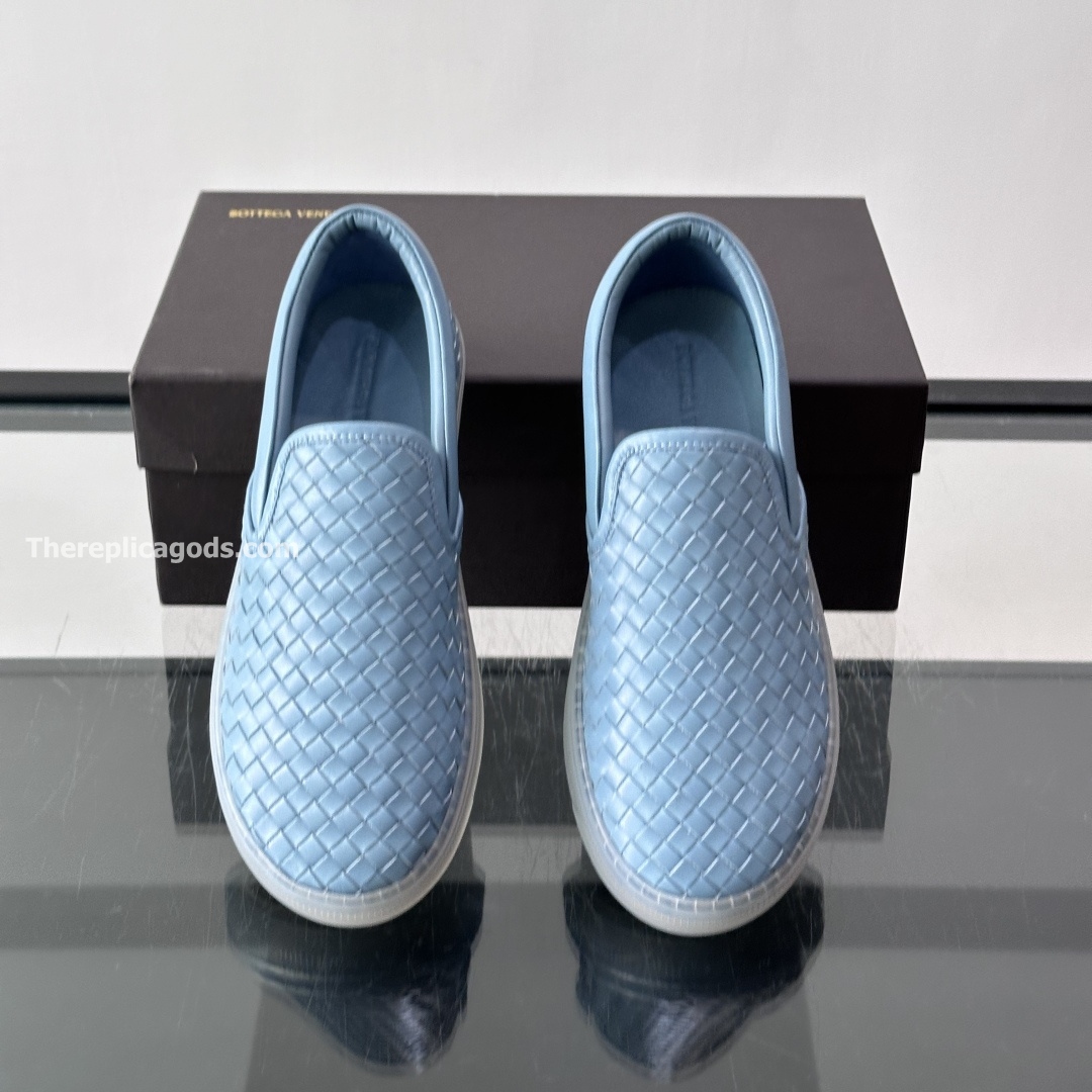 SERENA SNEAKERS BLUE SOFT LEATHER - BV35