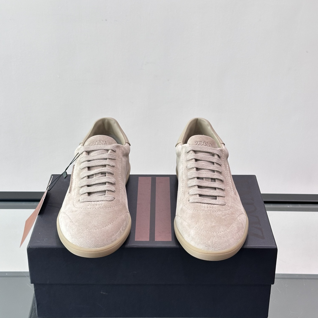 232 SUEDE SNEAKERS BEIGE LEATHER, photo 3