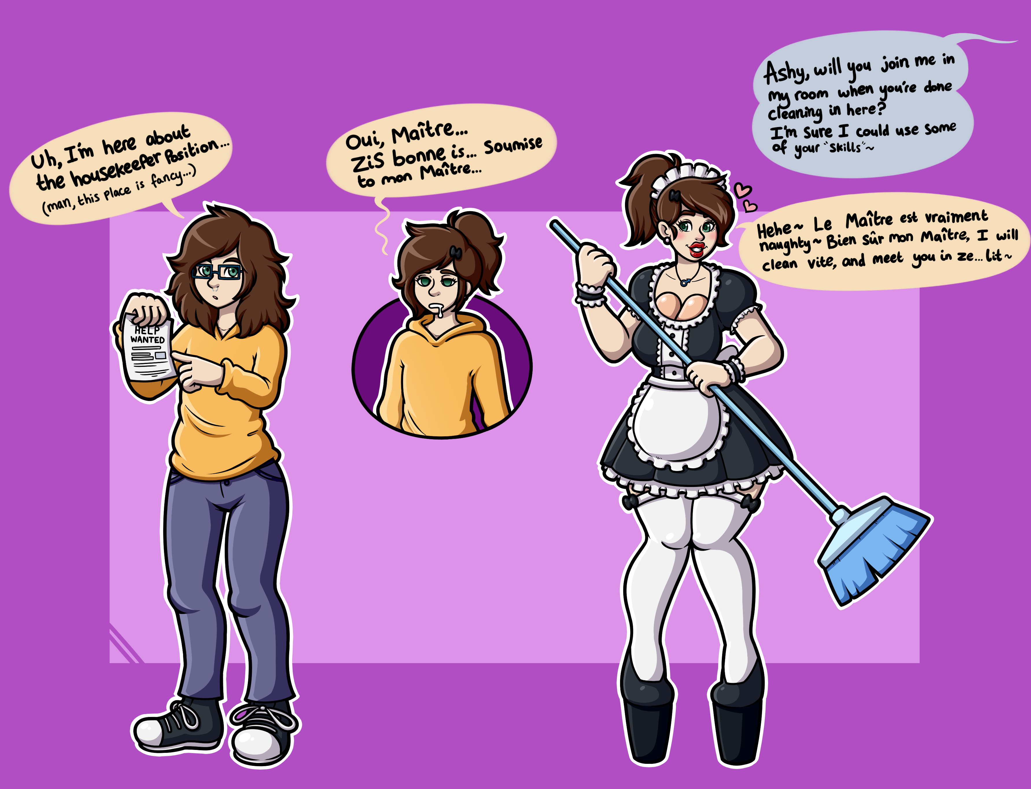 [hypnosis] French Maid Ashy By Cloney R Inanimate Tfs