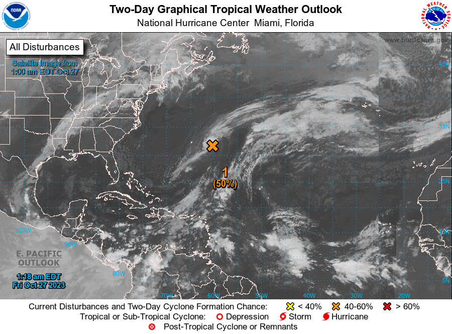 The NHC Is Monitoring The Western Caribbean Sea For Potential ...