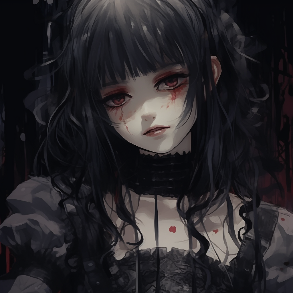 Image For Post | Goth anime girl illuminated by candle light, creating a haunting atmosphere with warm tones and darker shading. goth anime girl visuals pfp for discord. - [Goth Anime Girl PFP](https://hero.page/pfp/goth-anime-girl-pfp)