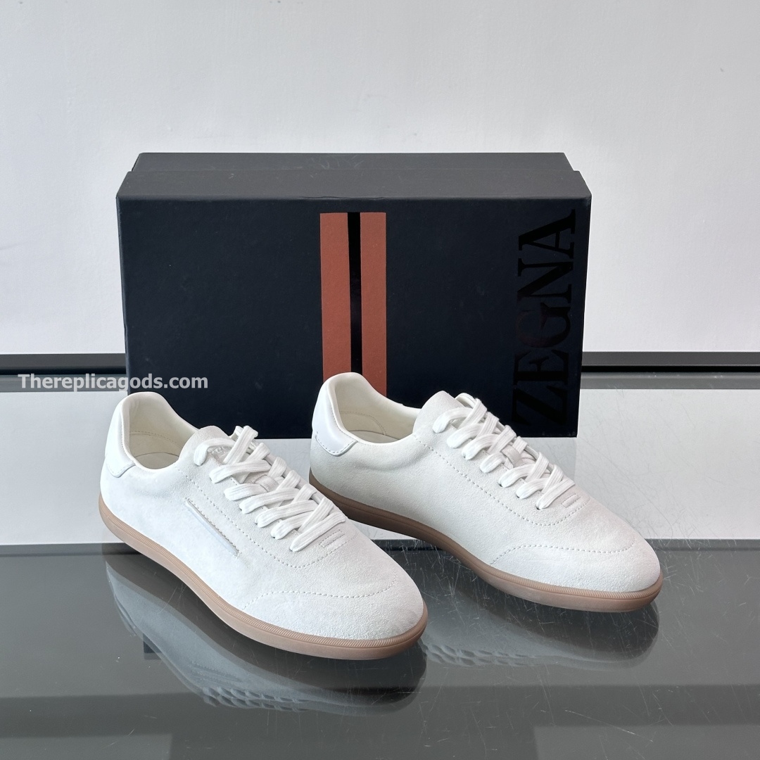 232 SUEDE SNEAKERS IN WHITE, photo 7