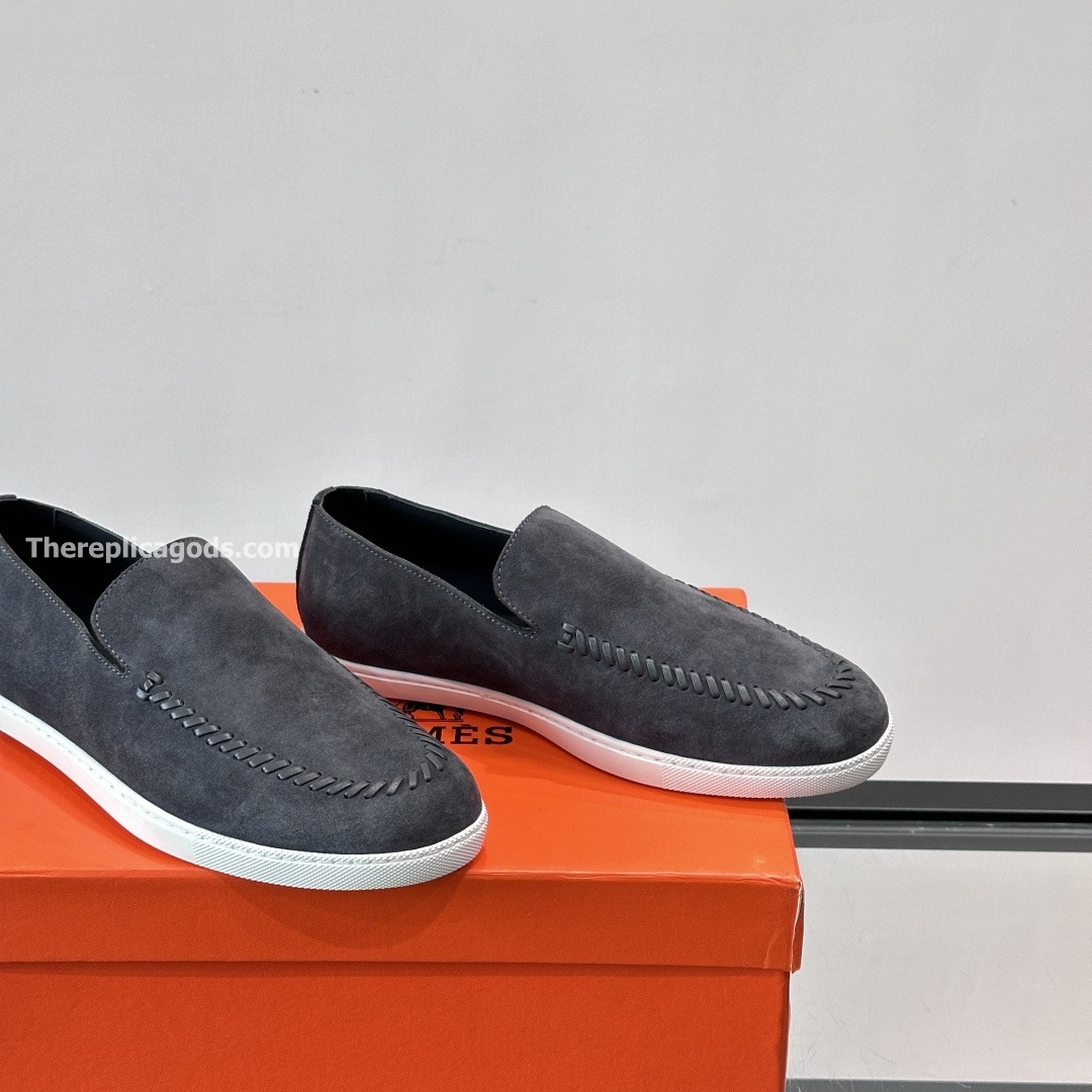 JULIAN LOAFERS IN GREY - H381