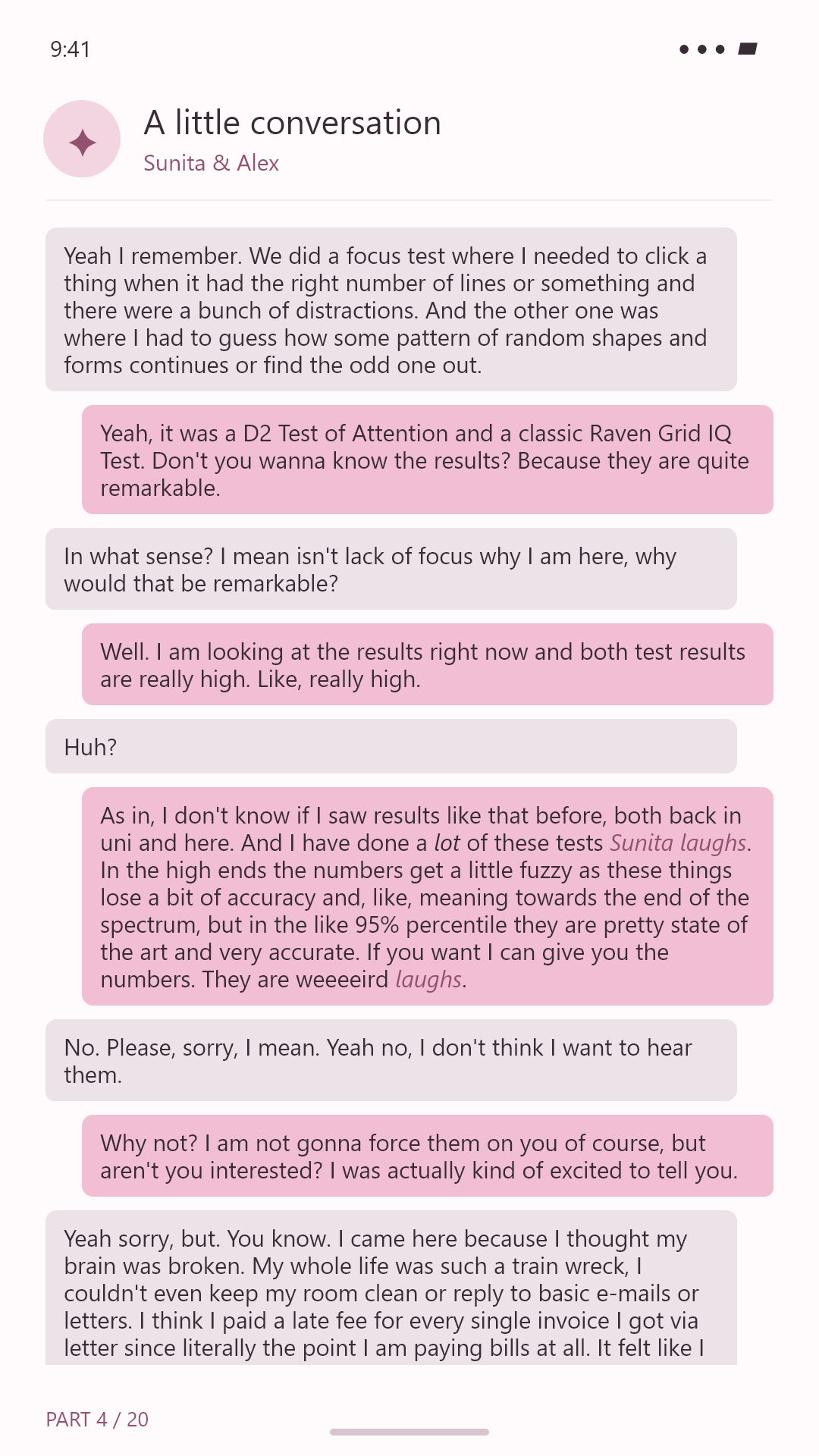 My new therapist is finally getting to the bottom of it | Part 1 | [text-heavy, slow-burn], image 4