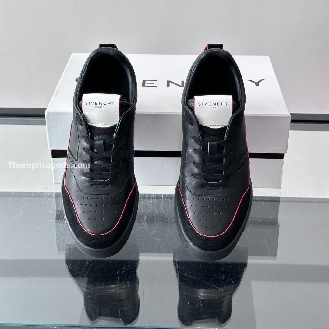 YARD SNEAKERS BLACK LEATHER - GVC161