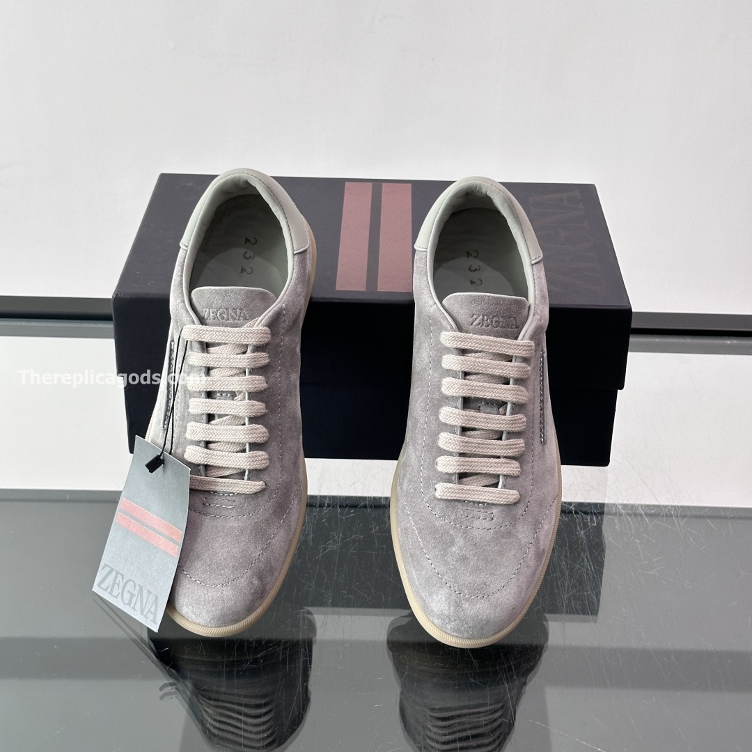 232 SUEDE SNEAKERS GREY LEATHER