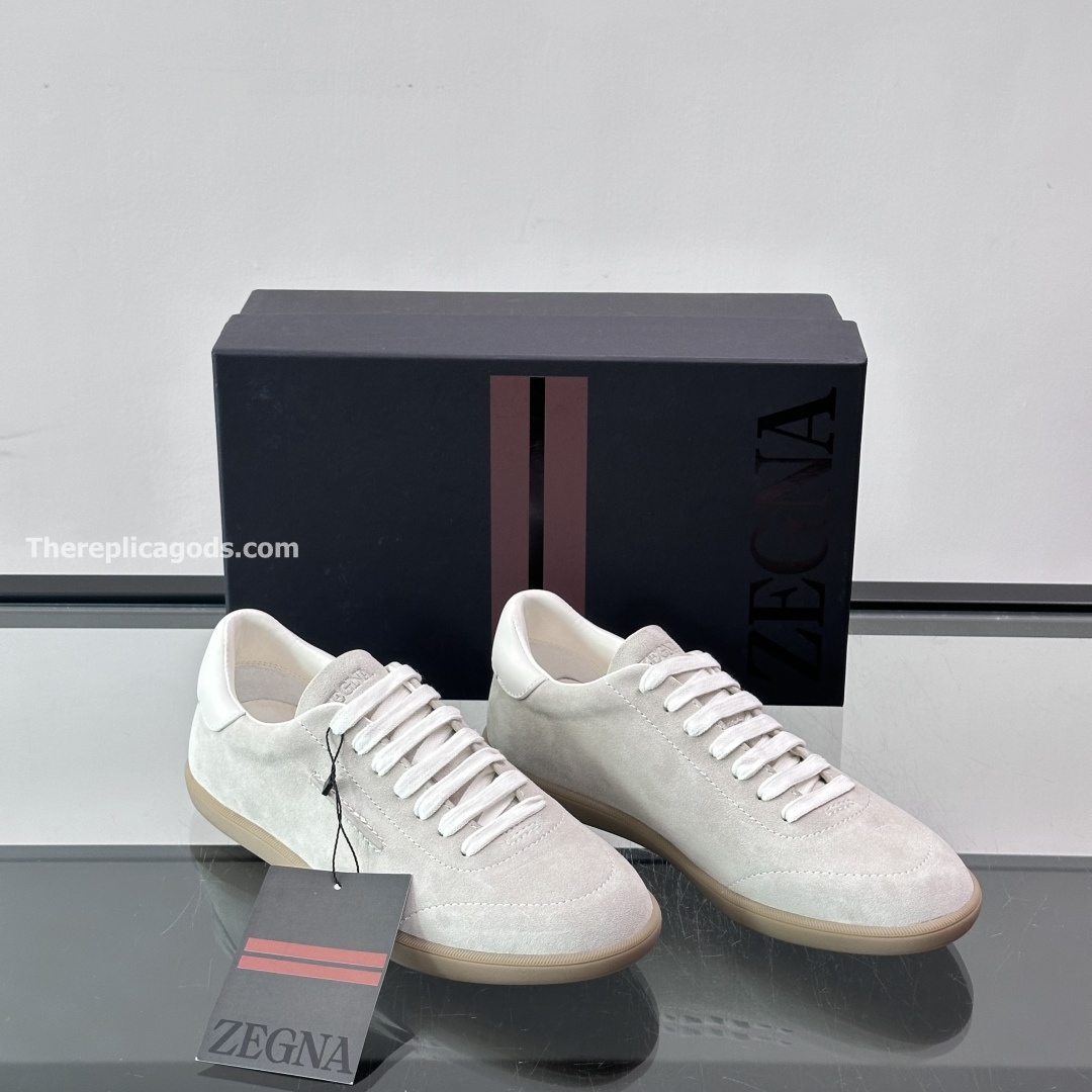 232 SUEDE SNEAKERS WHITE LEATHER, photo 6