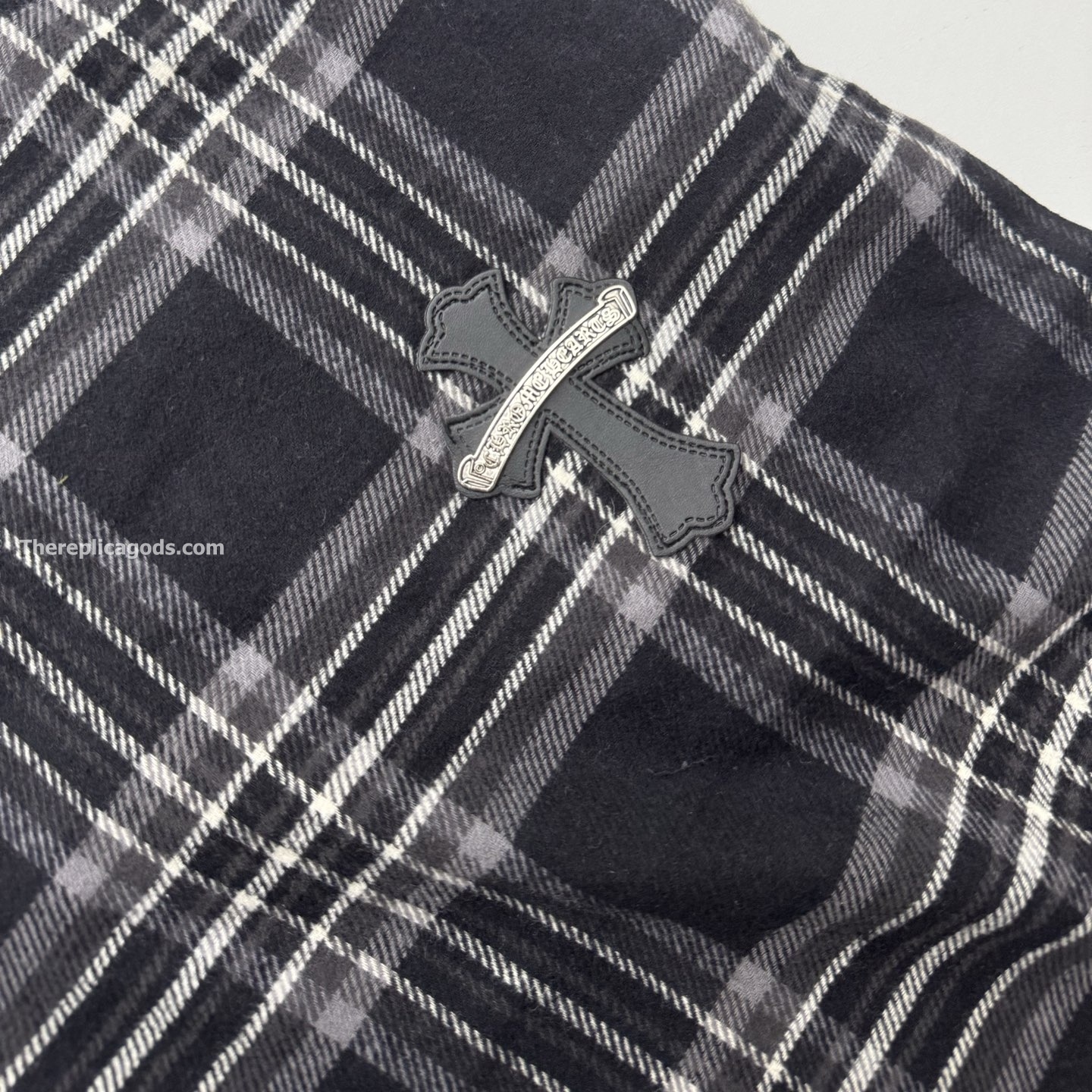 AFTER SCHOOL CROSS PATCH FLANNEL PANTS, photo 7