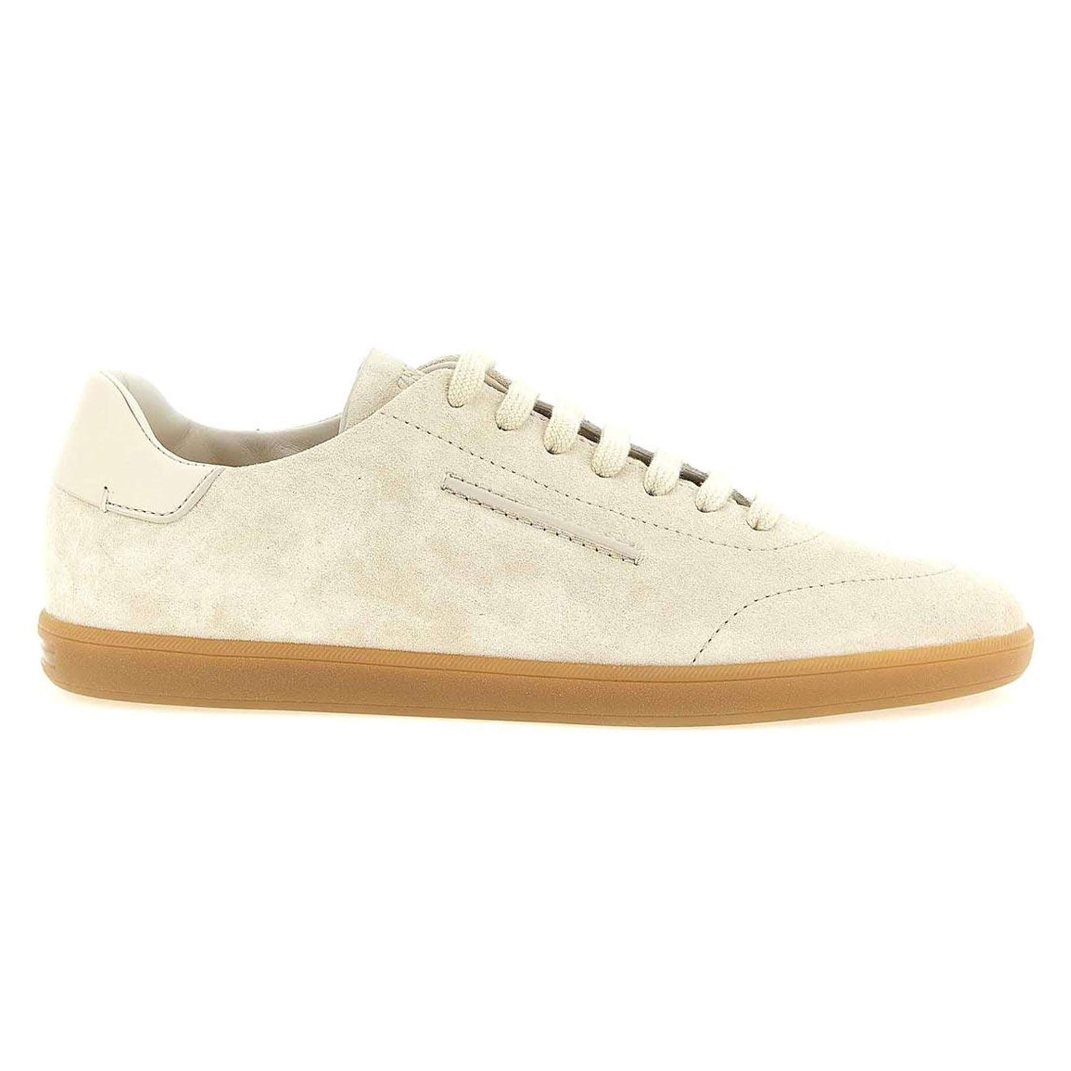 232 SUEDE SNEAKERS WHITE LEATHER