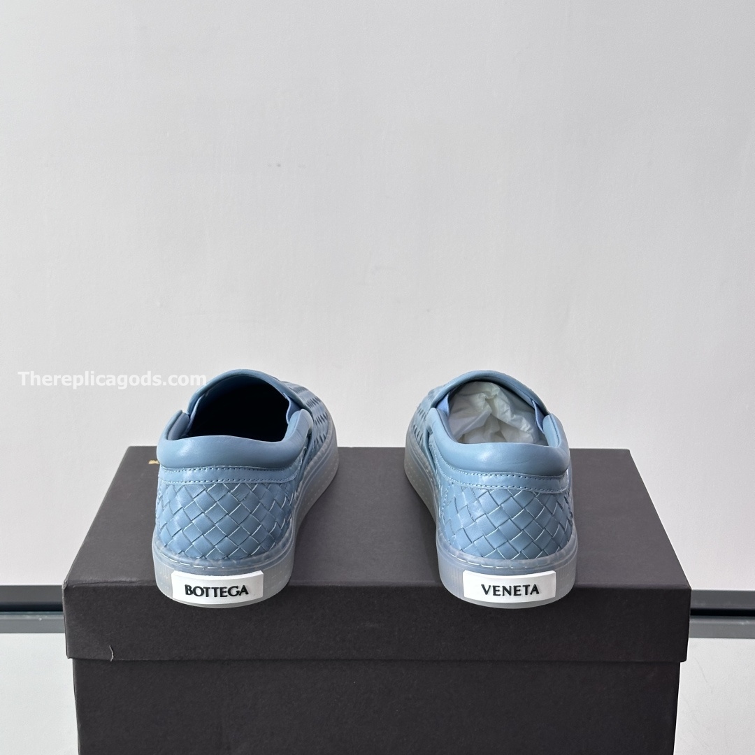 SERENA SNEAKERS BLUE SOFT LEATHER - BV35