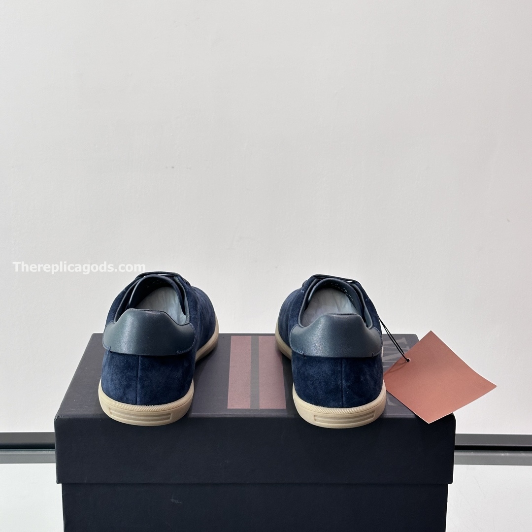 232 SUEDE SNEAKERS BLUE LEATHER, photo 9