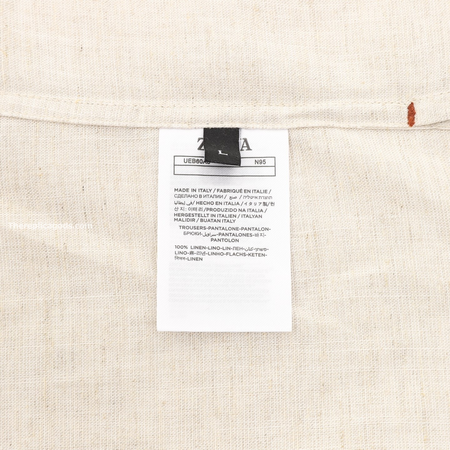 LINEN POLO SHIRT IN WHITE