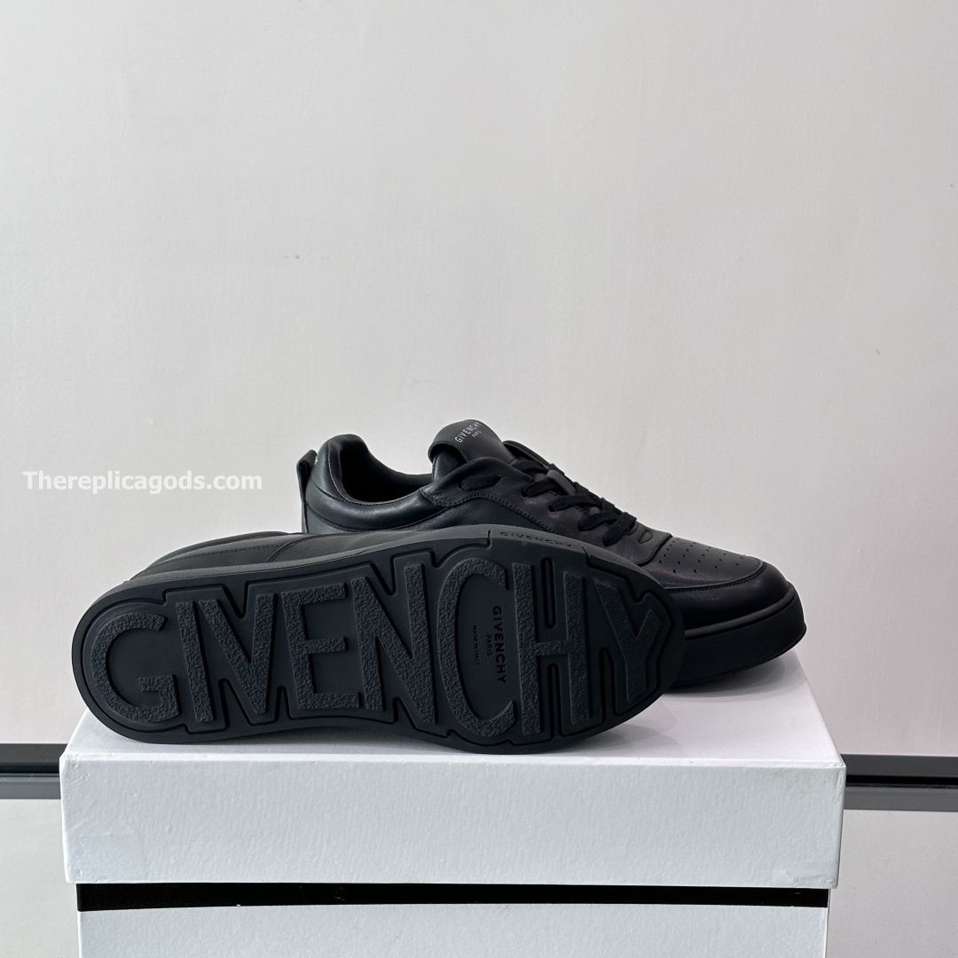 YARD SNEAKERS BLACK LEATHER - GVC158