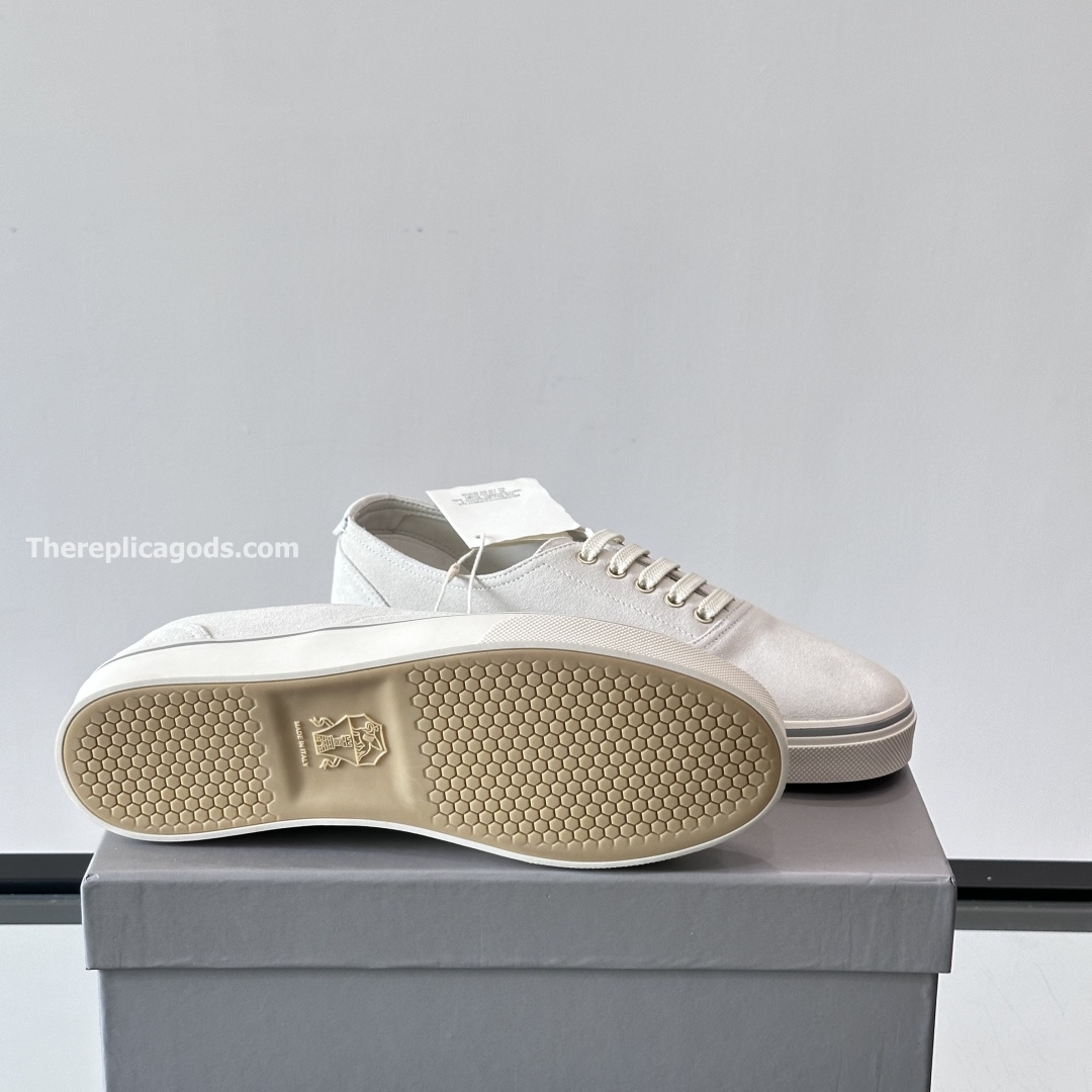 SUEDE SNEAKERS IN WHITE, photo 10
