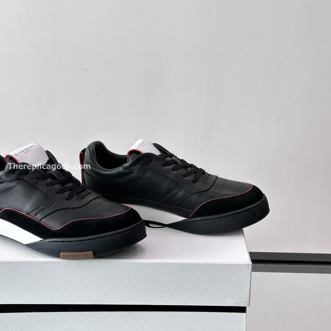 YARD SNEAKERS BLACK LEATHER - GVC161