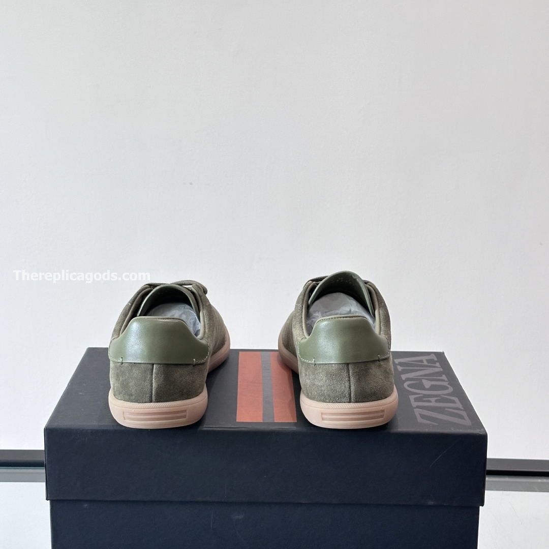232 SUEDE SNEAKERS IN GREEN, photo 9