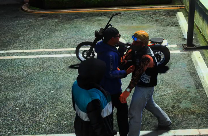 Jacon, Jason et le Biker