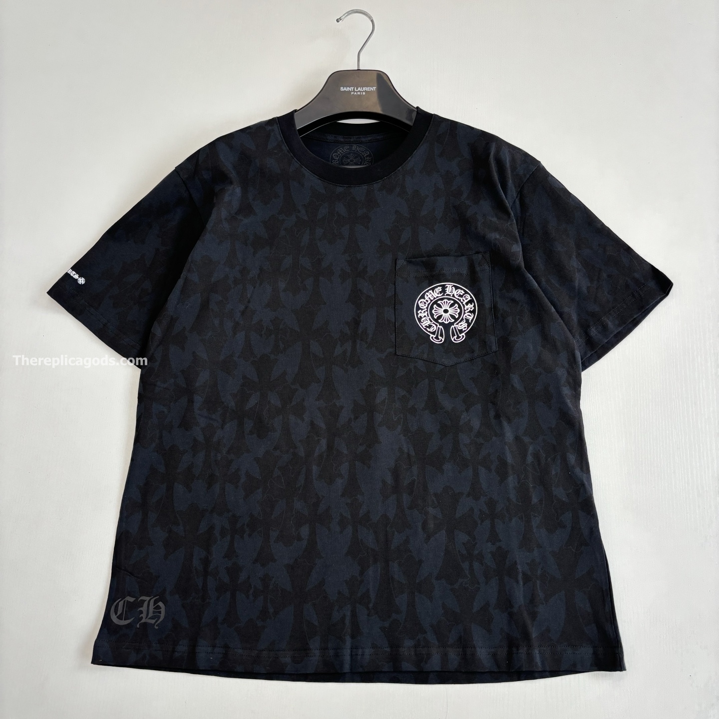 CEMETERY CROSS HORSESHOE T-SHIRT