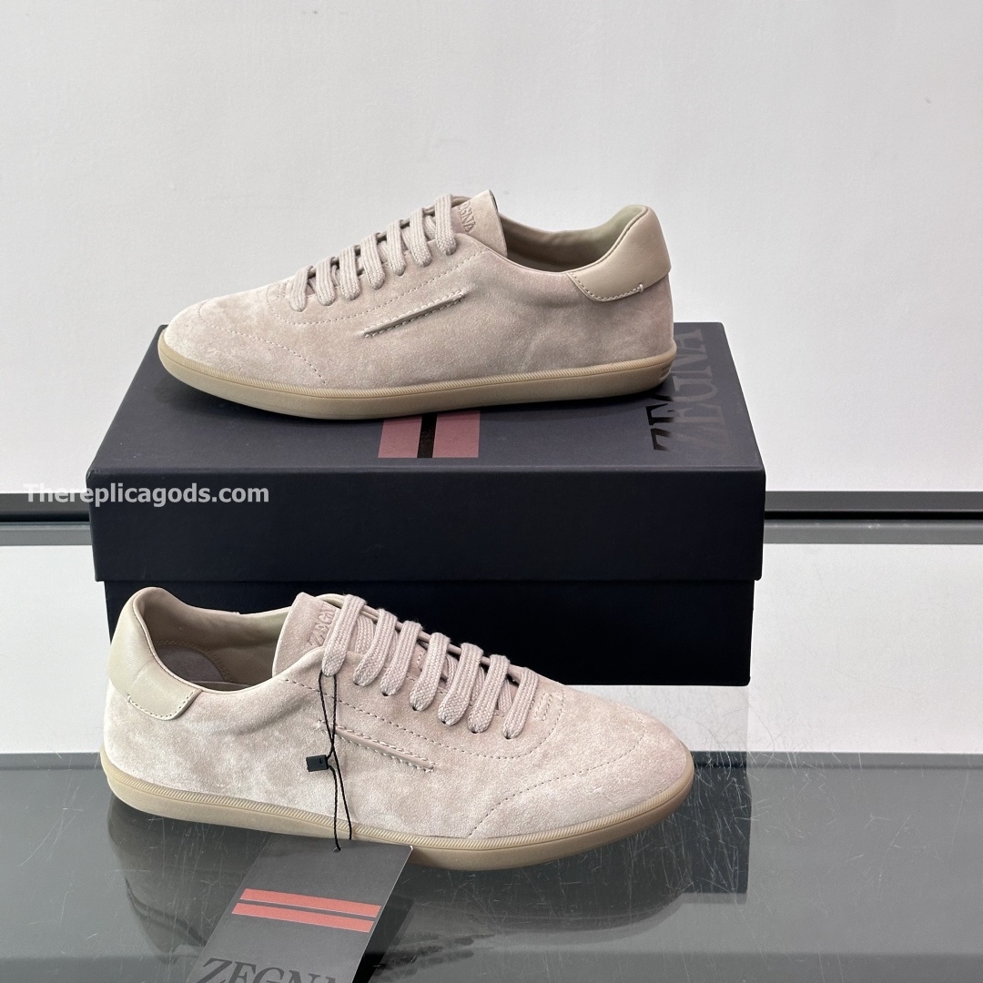 232 SUEDE SNEAKERS BEIGE LEATHER, photo 6