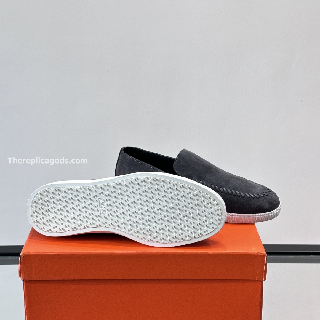 JULIAN LOAFERS IN GREY - H381