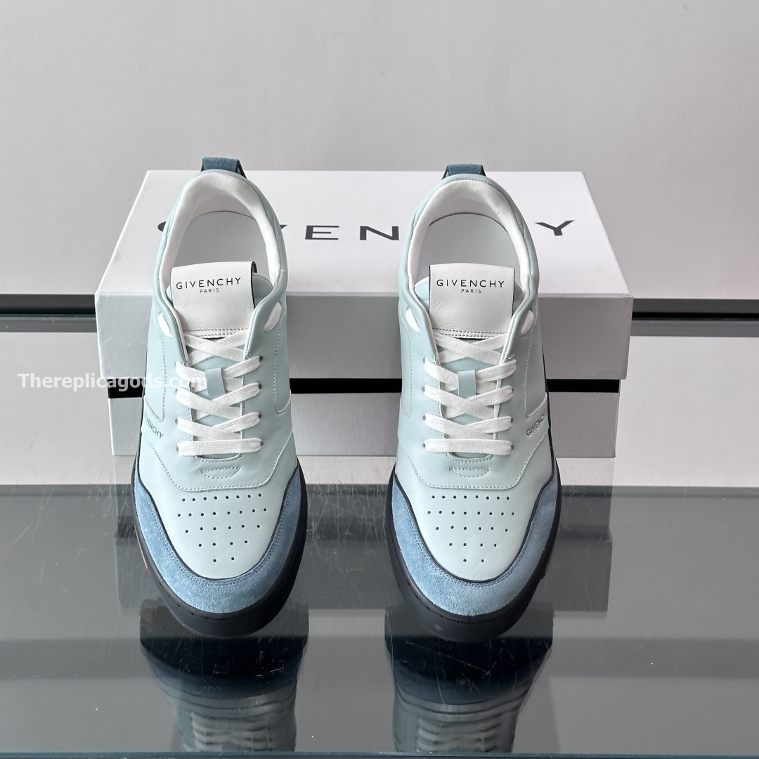YARD SNEAKERS LIGHT BLUE LEATHER - GVC159