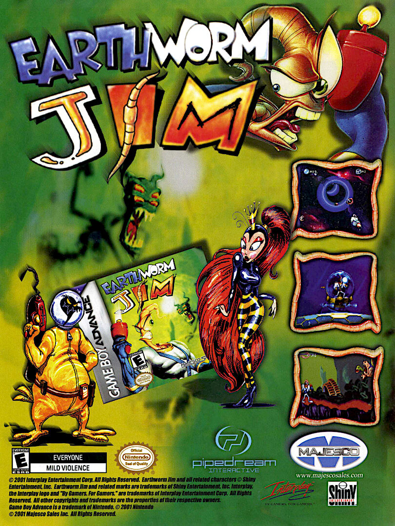 Image For Post | **Television series**  
Universal Cartoon Studios made an animated series based on the Earthworm Jim series of video games, and it ran for 23 episodes in 2 seasons from 1995 to 1996 on the Kids' WB programming block on The WB Television Network. The show maintains much of the absurdist and surreal humor of the original games, as well as introducing its own features. 

Most of the episodes revolve around one of Jim's many villains trying to reclaim the super suit, or otherwise causing mayhem through the galaxy. Actor Dan Castellaneta, who voices Homer Simpson on the animated television show The Simpsons, voiced Earthworm Jim in the animated series.