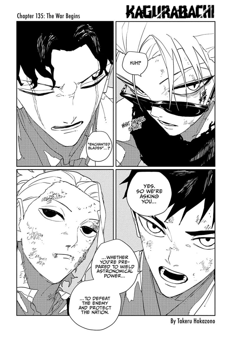Kagurabachi Chapter 135 - Page 1