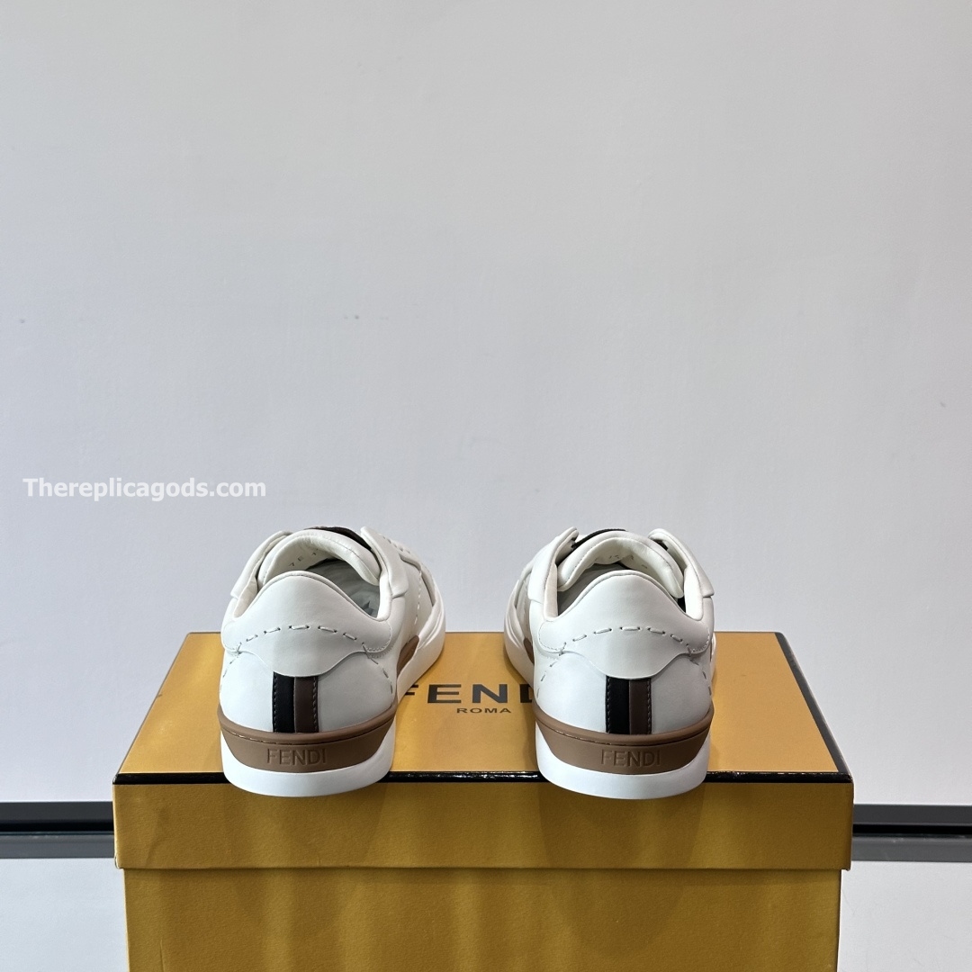 CITY TRAINERS WHITE LEATHER LOW-TOPS - FD187