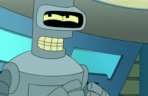 Bender laughing