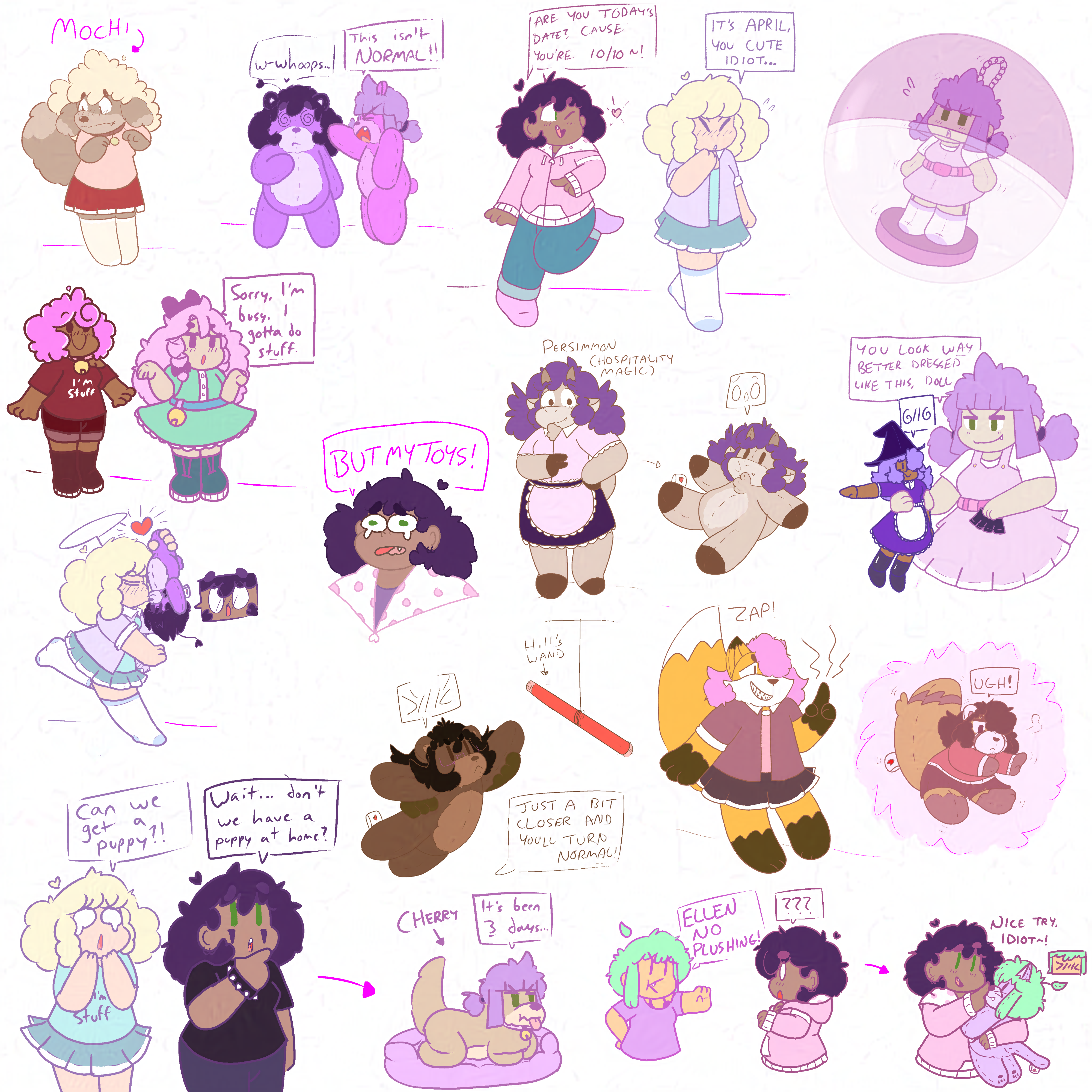 [Many] Ellen's TF Doodles 4/17/24 by Ellen's Toybox : r/Inanimate_TFs