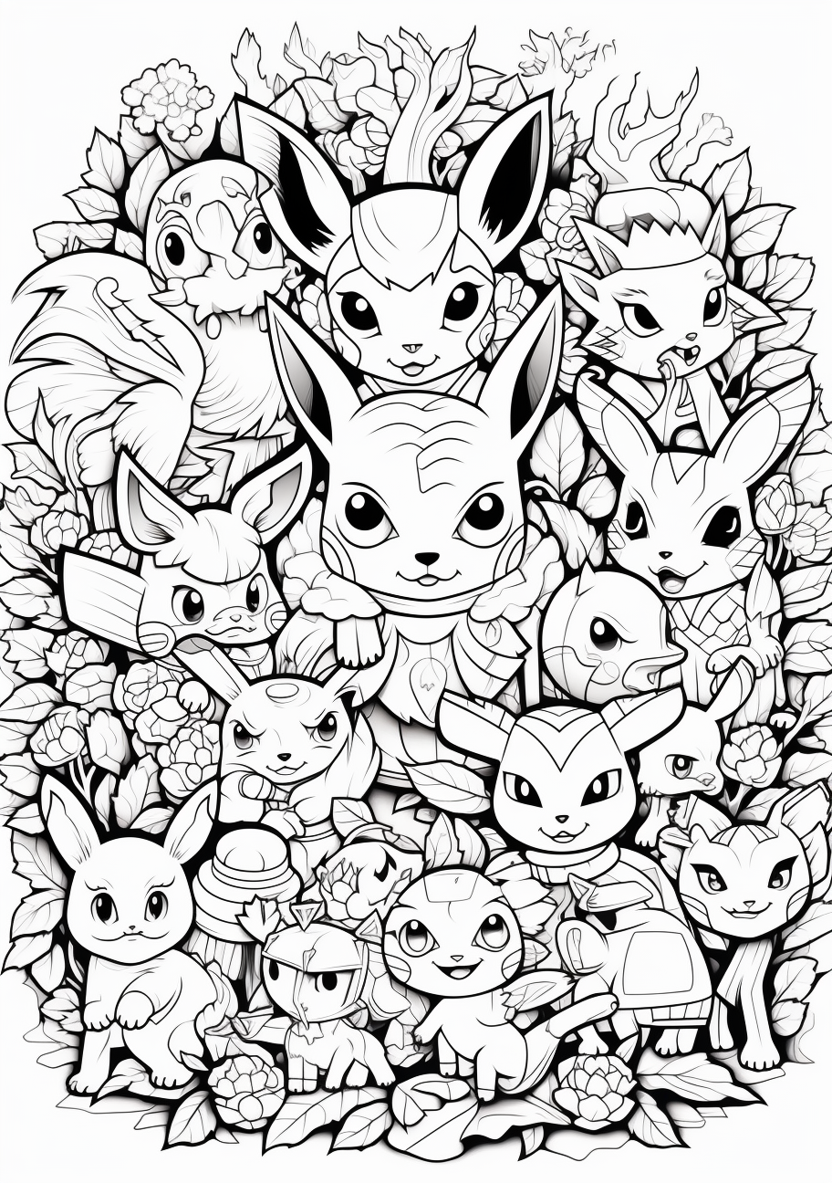 Pikachu and the Gang Pokemon Bonding - Wallpaper - Image Chest - Free ...