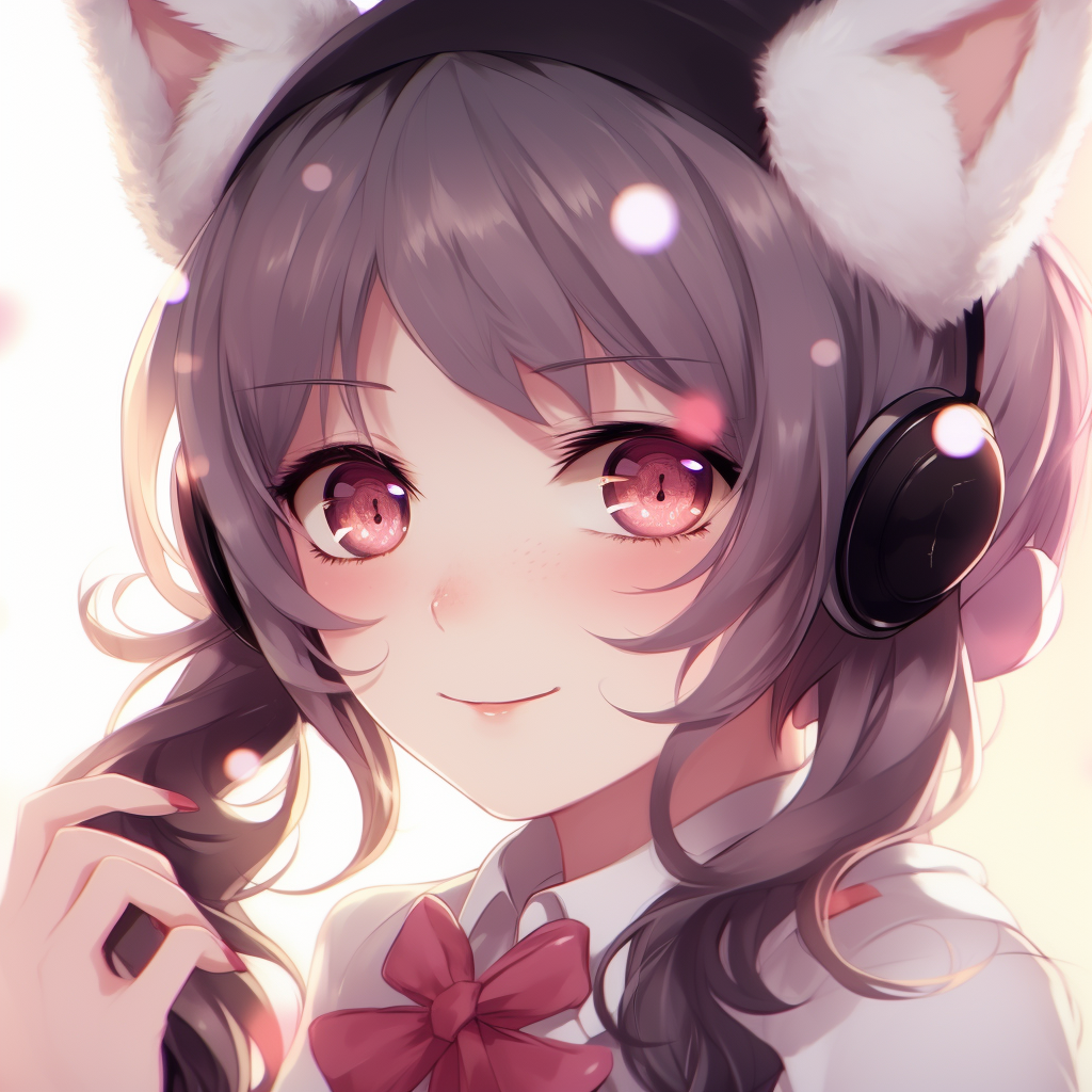 Anime PFP with Cat Ears - cute anime girl pfp inspiration - Image