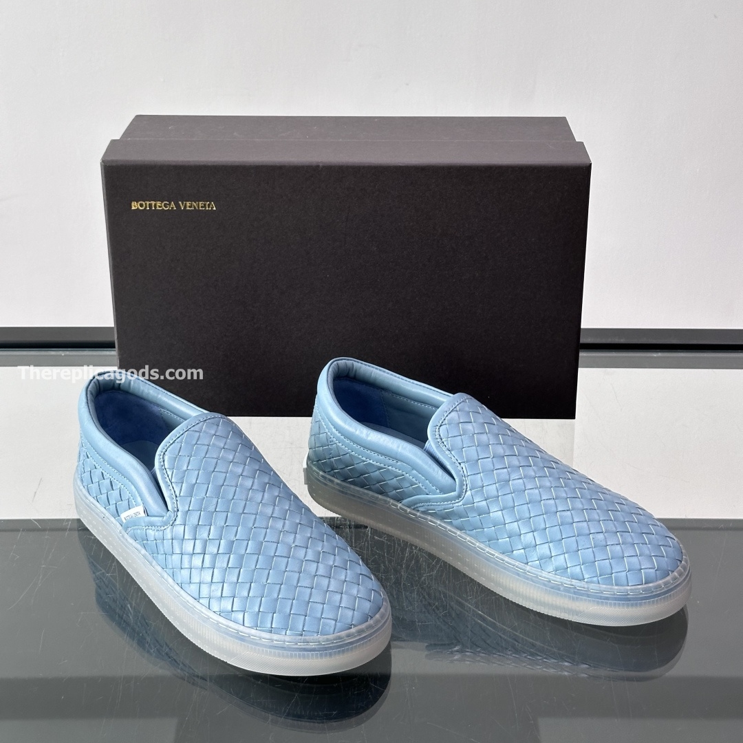 SERENA SNEAKERS BLUE SOFT LEATHER - BV35