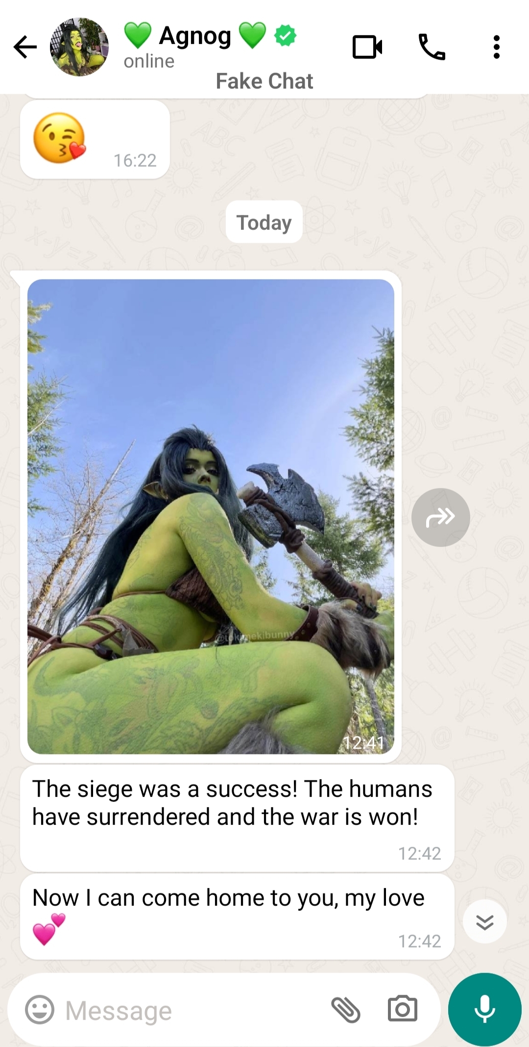 Orc Girl & Her Elf Boyfriend, image 30