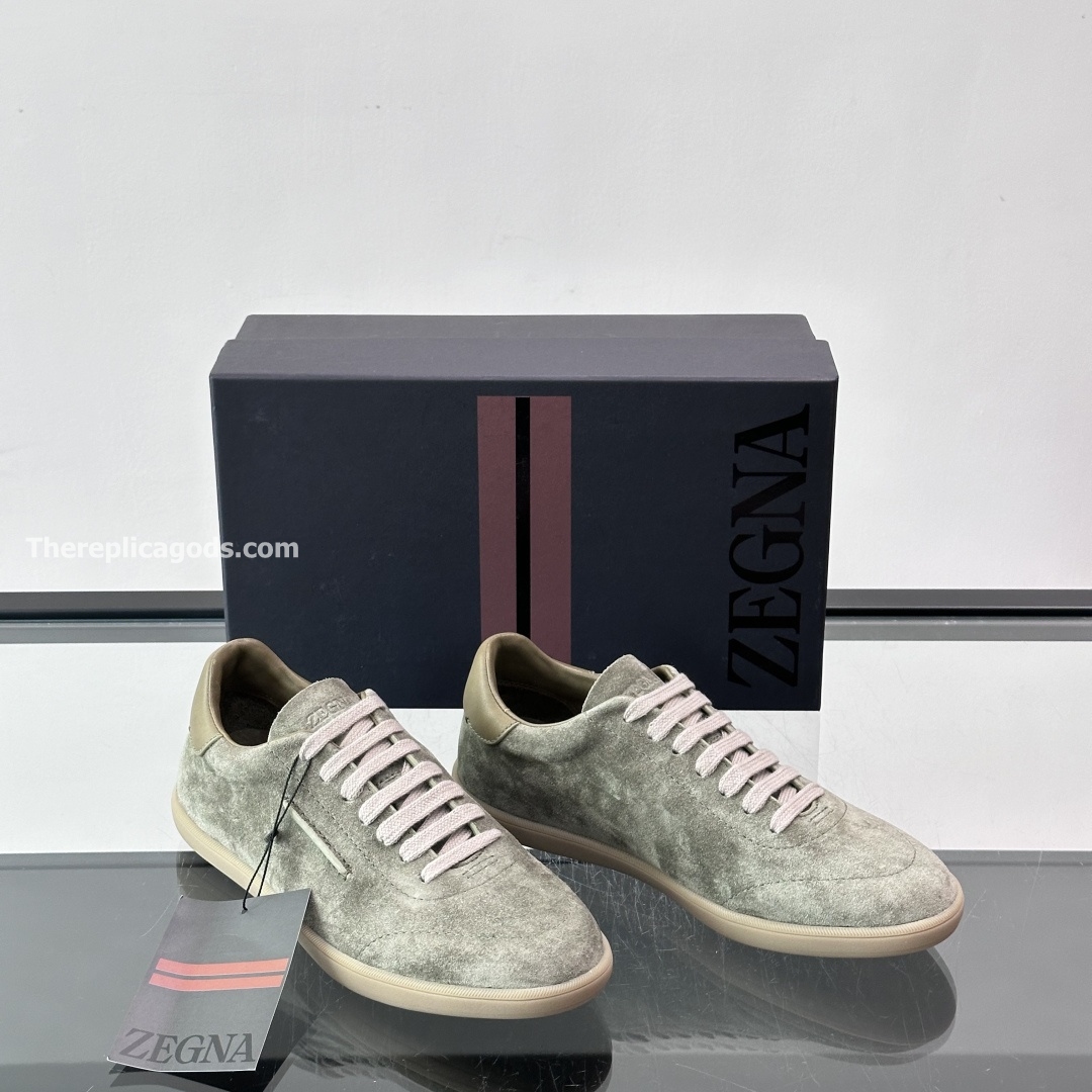 232 SUEDE SNEAKERS KHAKI LEATHER
