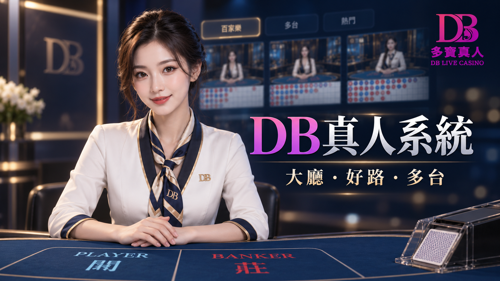 【DB線上百家樂】多寶系統好用嗎?真人美女實況與功能介紹
