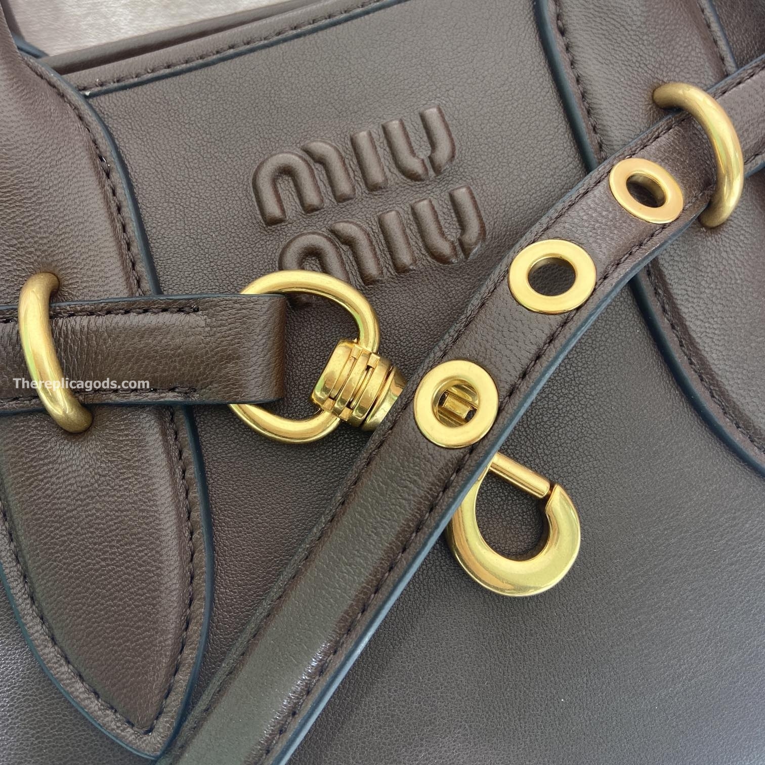AVENTURE BAG DARK BROWN NAPPA LEATHER
