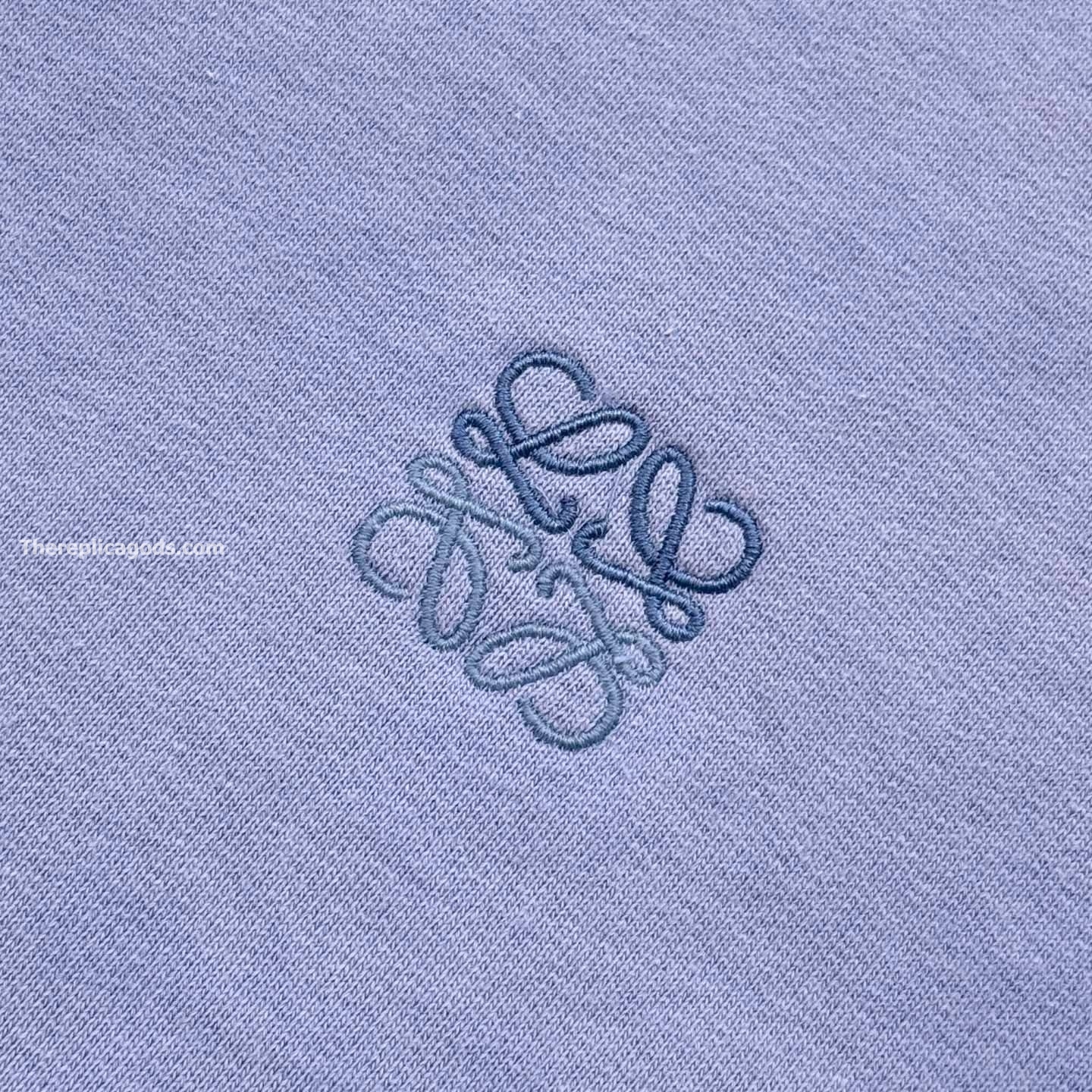 ANAGRAM COTTON SWEATSHIRT IN BLUE - SK823